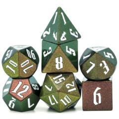 Foam Brain: Jumbo Color Shifting - Green, Gold, Red RPG Dice Set